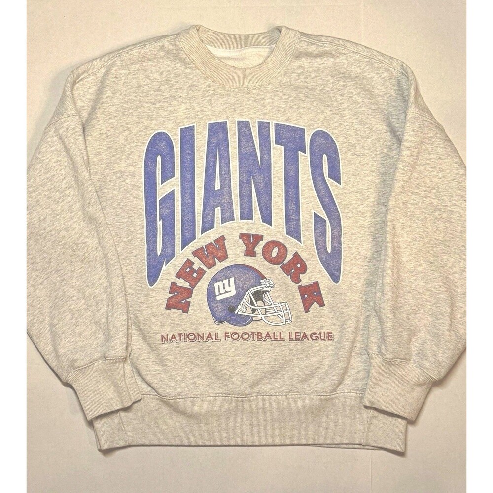 New York Giants NFL Crewneck Fleeced Sweatshirt Gray XXS (Bx 12)